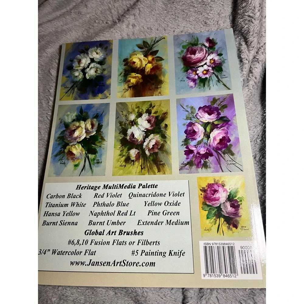 Jansen Painting Floral Roses Scrolls Art Instruction Books Lot of 3 New